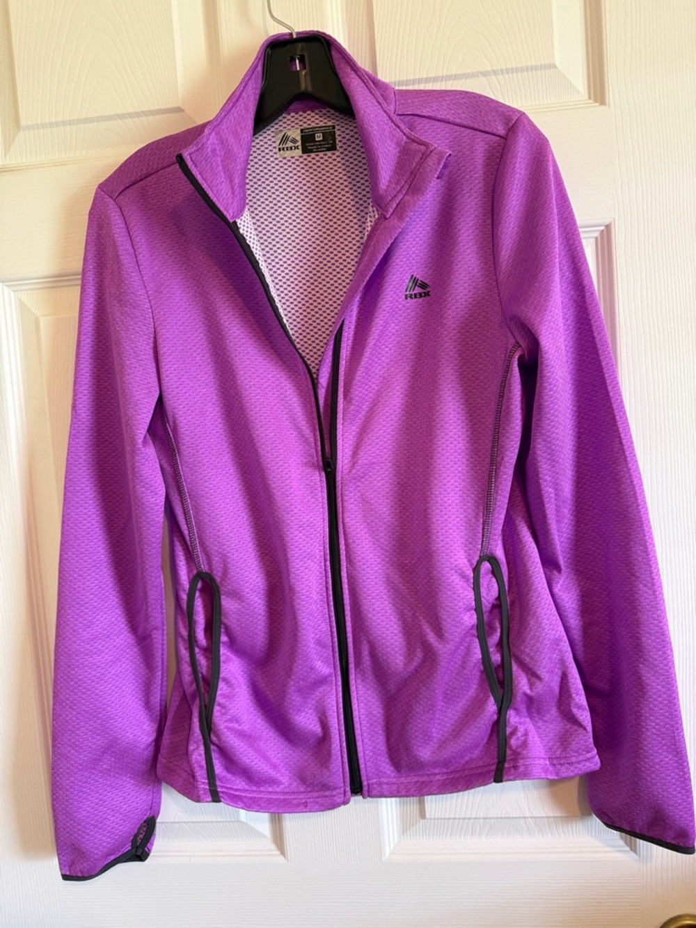 Reebok Women's Purple Full-Zip Utility Jacket